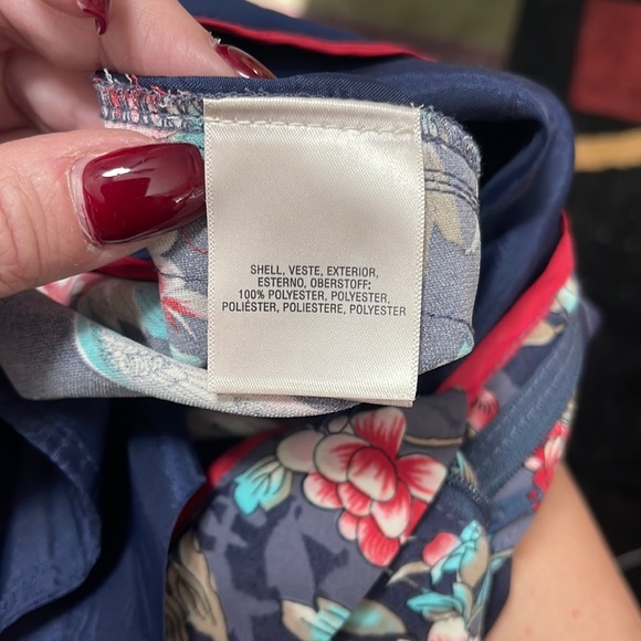 Elevenses - Anthropologie pants. Flowered print on grey background. Size 4 - Picture 9 of 16